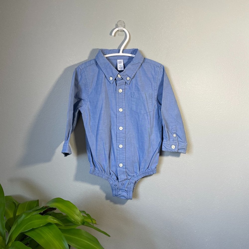 18-24 MONTHS BABY GAP ONESIE DRESS SHIRT